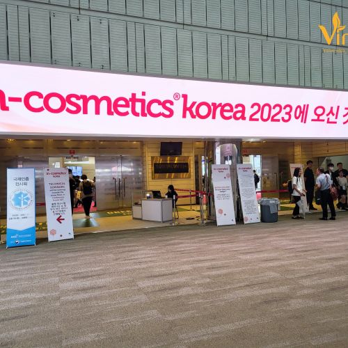 Tổng giám đốc Vimaccos tham quan In - Cosmetic tại Hàn Quốc