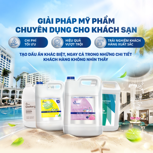 HÓA MỸ PHẨM KHÁCH SẠN GIẢI PHÁP CHUYÊN DỤNG MÙA DU LỊCH CAO ĐIỂM