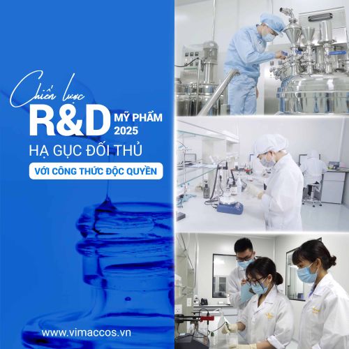 CHIẾN LƯỢC R&D MỸ PHẨM 2025 - HẠ GỤC ĐỐI THỦ VỚI CÔNG THỨC ĐỘC QUYỀN