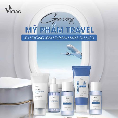 GIA CÔNG MỸ PHẨM TRAVEL SIZE XU HƯỚNG KINH DOANH MÙA DU LỊCH