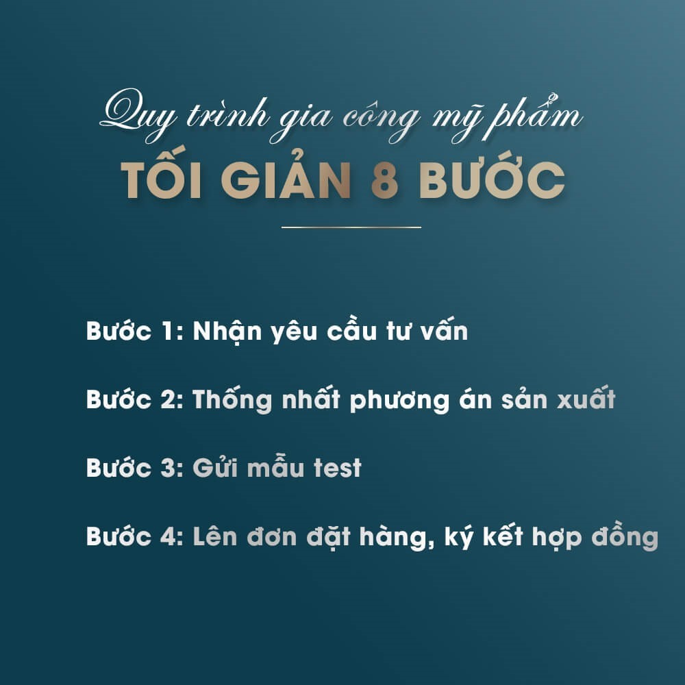 Quy trinh gia cong my pham cua Vimaccos