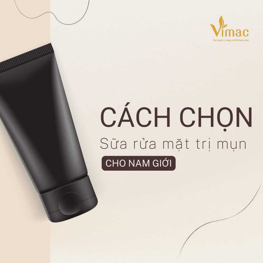 sữa rửa mặt trị mụn cho nam